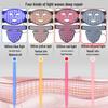 Adjustable LED Photorejuvenation Face Mask: Home Beauty Device with Silicone Panel