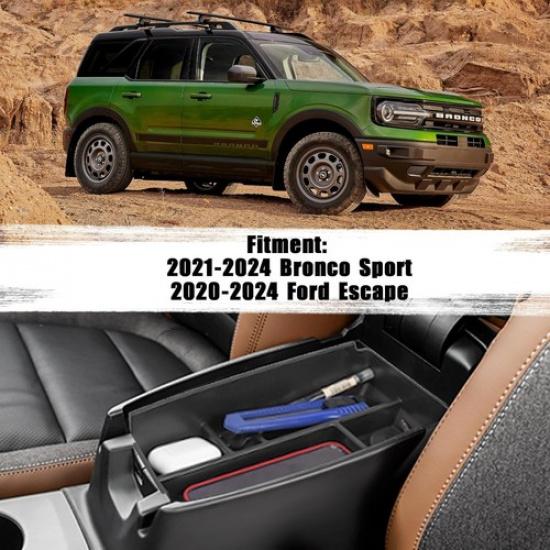 Center Console Organizer Tray Compatible with -2025 Armrest storage Tray