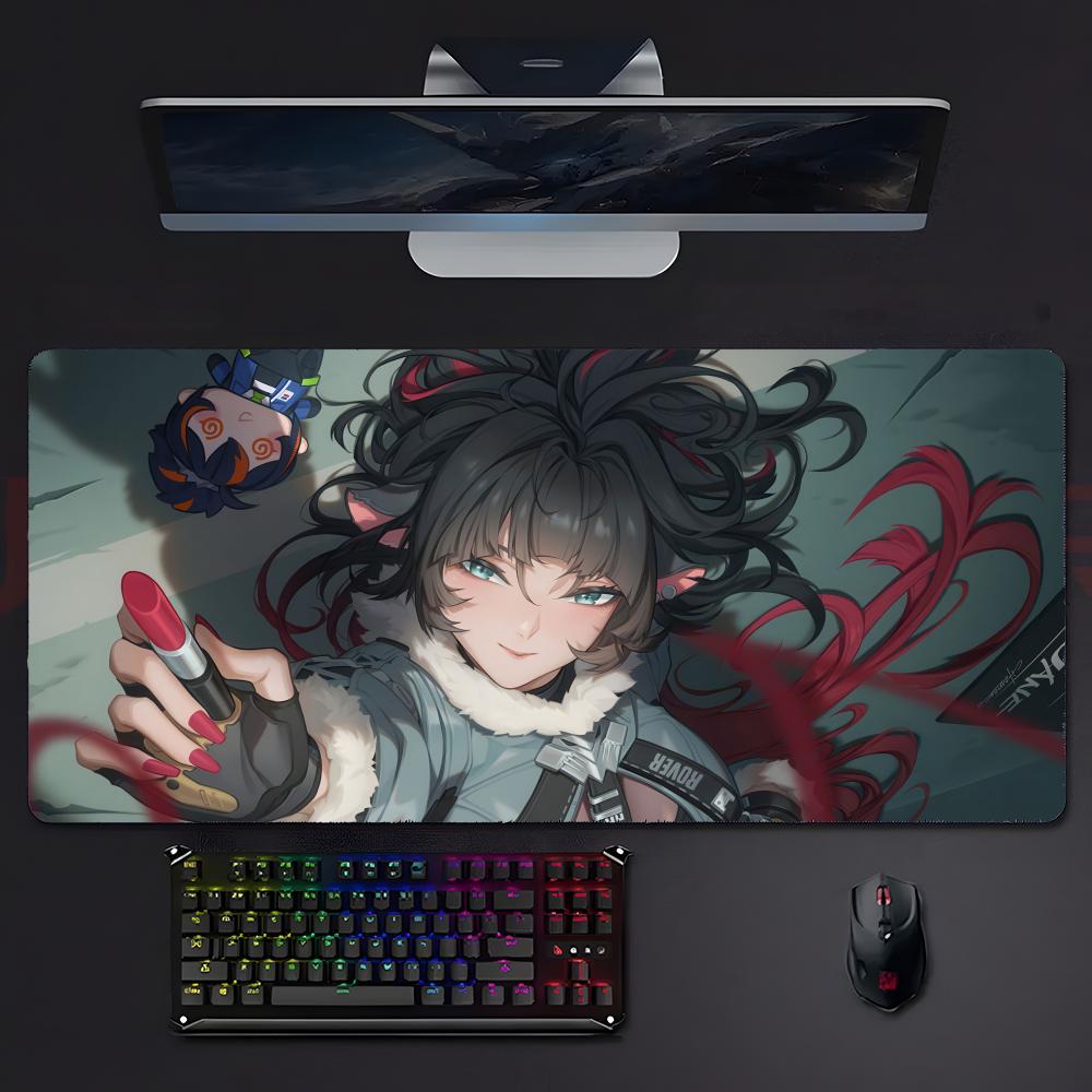 Game Stylish Zzenless Zone Zero Mouse Pad Mousepad Large Gaming Lockedge Thickened Pc Table Desk Mat