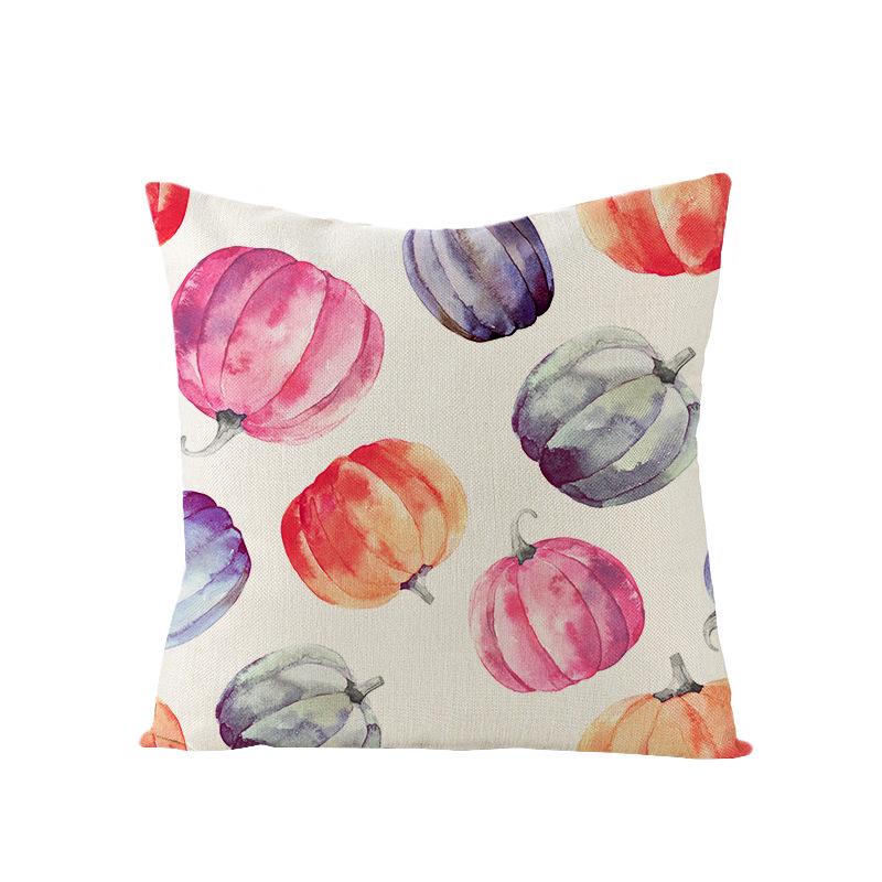 Neue Halloween Polyester Kissenbezug Zuhause Zuhause Schlafzimmer Sofa Kissen Lendenkissenbezug