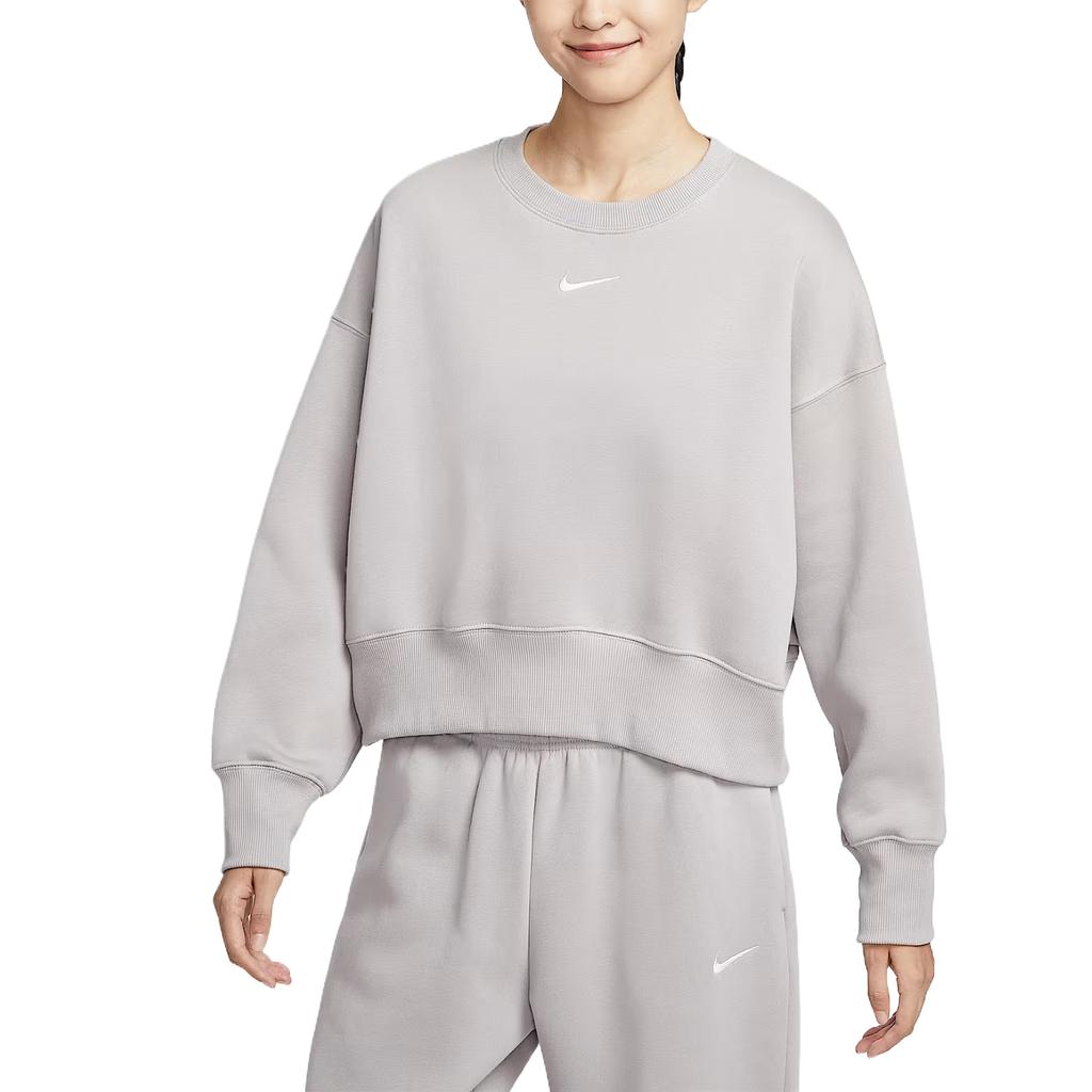Nike Sportswear Phoenix Fleece Oversized Comfortable Crewneck Long Sleeve Sweatshirt Women tops DQ5762009