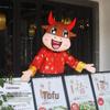 New Year Lucky Ox God of Wealth Cartoon Mascot Costume for Adults