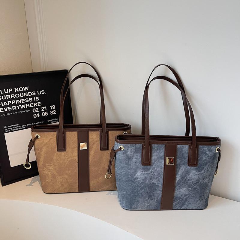 Large capacity bag women's bag new trend simple women's shoulder bag underarm tote bag