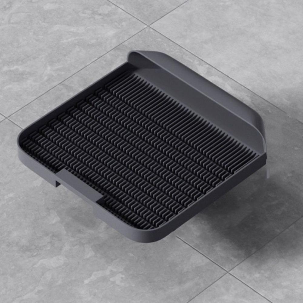 

Foot Pad Pet Litter Mat Non-slip Cat Sand Pedal Easy To Clean Cat Litter Pedal Pet Bedpans чёрный