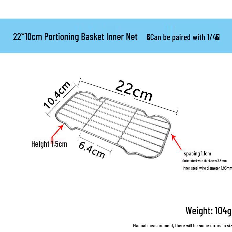 

Stainless Steel Water Filter & Cooling Rack with Feet for BBQ and Baking