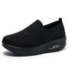 Breathable Knitted Women Sneakers Comfortable Air-cushion Casual Sports Shoes Light Non-slip Walking Jogging Shoes