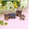 Dollhouse Miniature Gardening Micro Landscape Decoration Village House Set of 4
