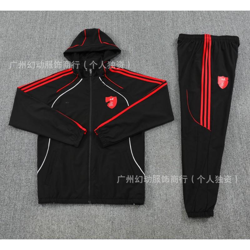 2526 Long Training Windbreaker Set Sports Fans Unisex