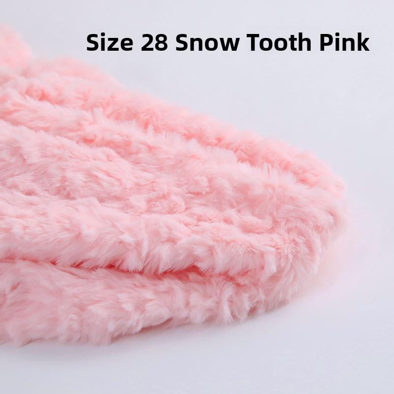 Thickened Rabbit Fur Brushed Cotton Doll DIY Fabric Rose Patterned Fur Collar Clothing Material Home Decor Sponge Pad Fabric