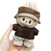 Mini Plüschpuppenkleidung Outfit Accessoires Für Korea Kpop Exo 15-17cm Labubu Idol Latzhosen Set Kleidung Geschenk