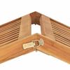 vidaXL Sonnenliege Massivholz Teak