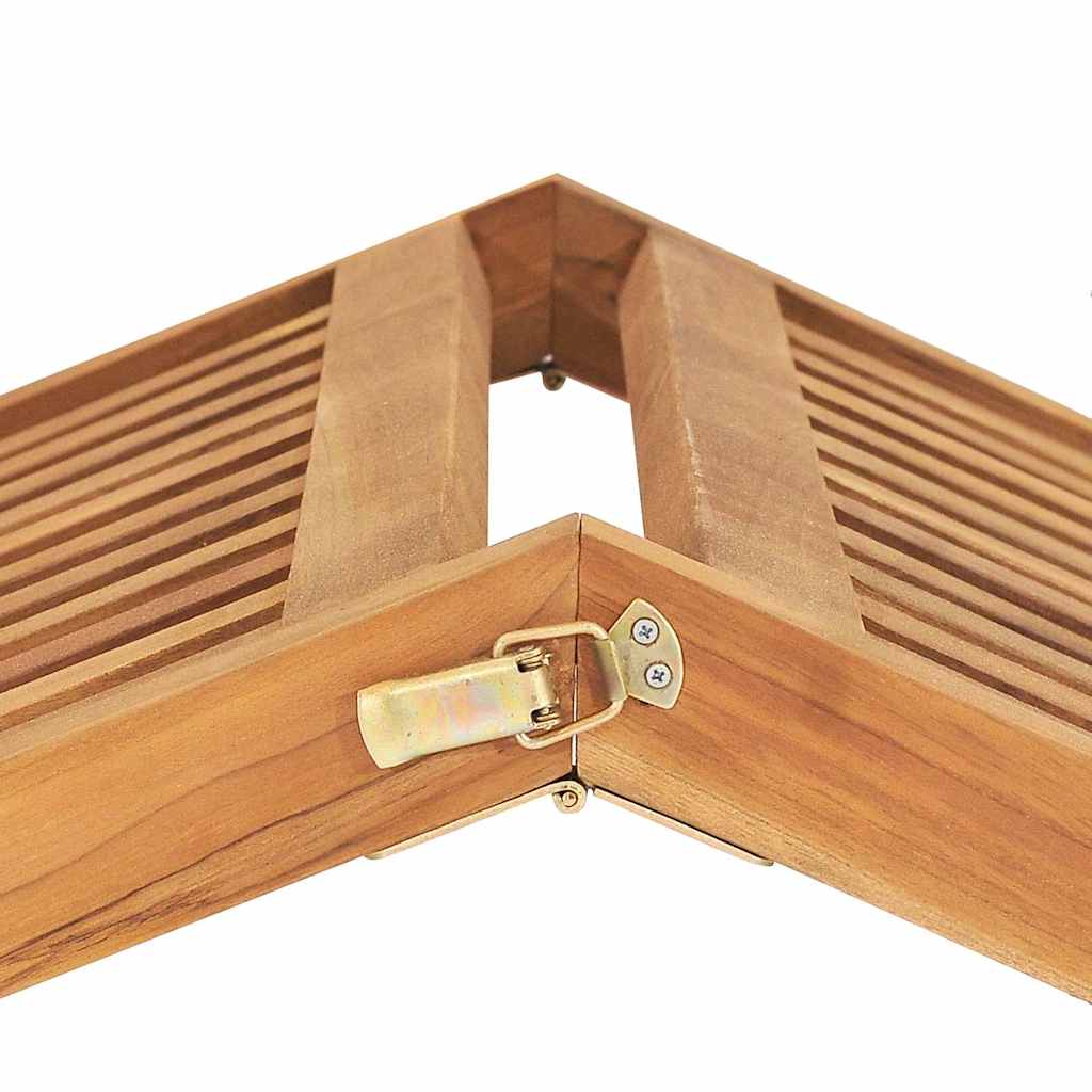 vidaXL Sonnenliege Massivholz Teak
