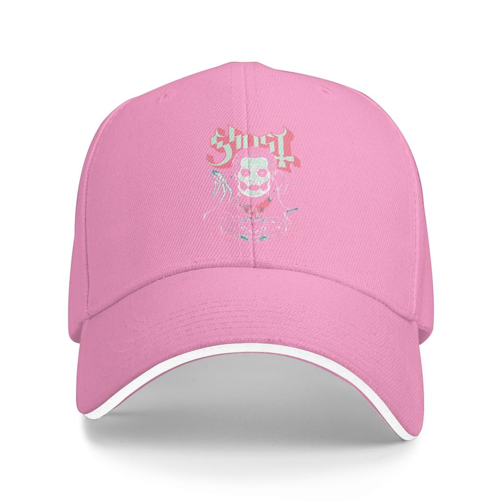 Ghost Band Valentine's Day Flower Heart Skull Baseball Cap Design Print Trucker Hat Summer Unisex Outdoor Sports Baseball Caps