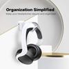 PS5 Headphone Holder, [Minimalist Design] Mini Headphone Hanger with Supporting Bar, for Sony PlayStation 5 Gaming Headset
