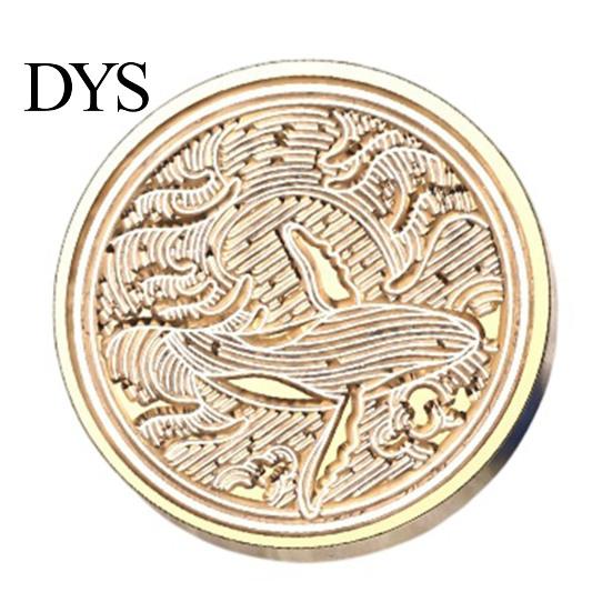 Envelope Sealing Stamp Brass Wax Seal Head, Vintage European Embossed Relief Engraved Gift Package Head for Wedding Invitation Journal Wrapping