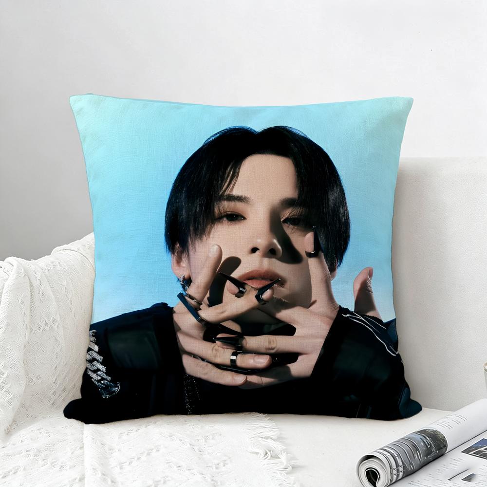 Kpop Kawanishi Takumi Cushion Cover Natural Linen Pillowcase Set AllinOne Decor for Sofa Bedroom Chair