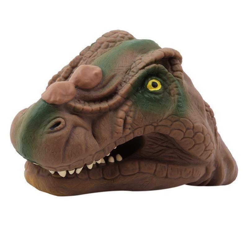 1 Stück Plastikspielzeughandschuhe, Simulations-Dinosaurier-Puppensets, Kreativer Spaßbedarf