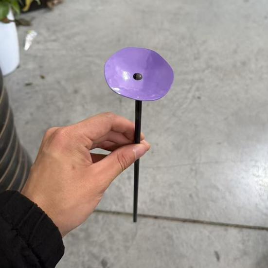 Bee Watering Station Weather-proof Outdoor Garden Yard Hummingbird Water Feeder Cup Metal Butterfly Bath Bowl Decoration