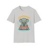 Unisex Softstyle T-Shirt Cartoon Elephant Meditation Yoga Zen Lotus Tee