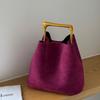 Elegante Bolso de Noche de Terciopelo para Mujer Asa Metálica Bolso de Hombro Cruzado para Fiesta de Boda Moderno Primavera Verano Nuevo