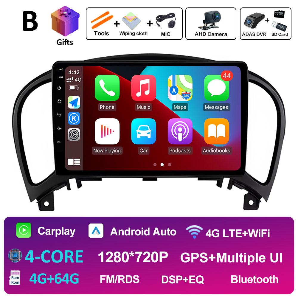 Intelligent System GPS Navigation For Nissan Juke YF15 2010 2011 2012 2013 2014 DSP Stereo Car Video Player QLED IPS Screen WIFI