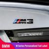 Car Valve Core BMW 3D Electroplating Emblem Stickers Trunk Decorative Stickers For BMW M X5 E91 E70 F11 E30 F31 X3 F25 E61 E83 JK4