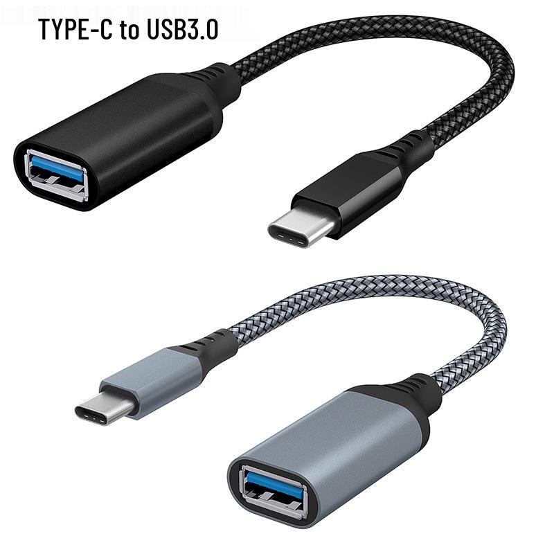 USB-C To USB 3.0 OTG Data Cable Adapter for Fast Charging and Extension