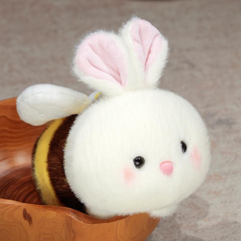 

Bee Bunny Plush Toy For Girls With Pp Cotton Filling Cute Rabbit Gift For Kid Sitting