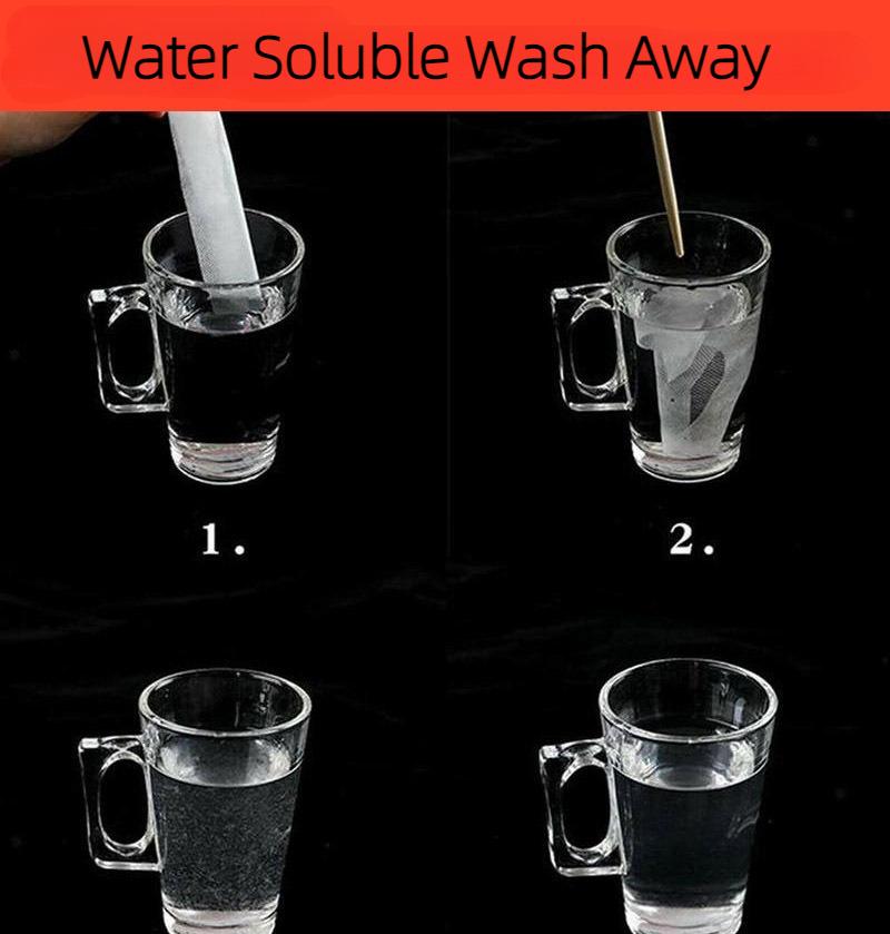 Blank Sticky Water Soluble Embroidery Stabilizer Printable Patch Paper Self-adhesive Wash Away for Print or Draw Patterns