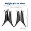 AIRSPEED Car Door Handle Pull Trim Cover for BMW X3 X4 G01 G02 2018- ABS Carbon Fiber Inner Window Lifting Switch Panel