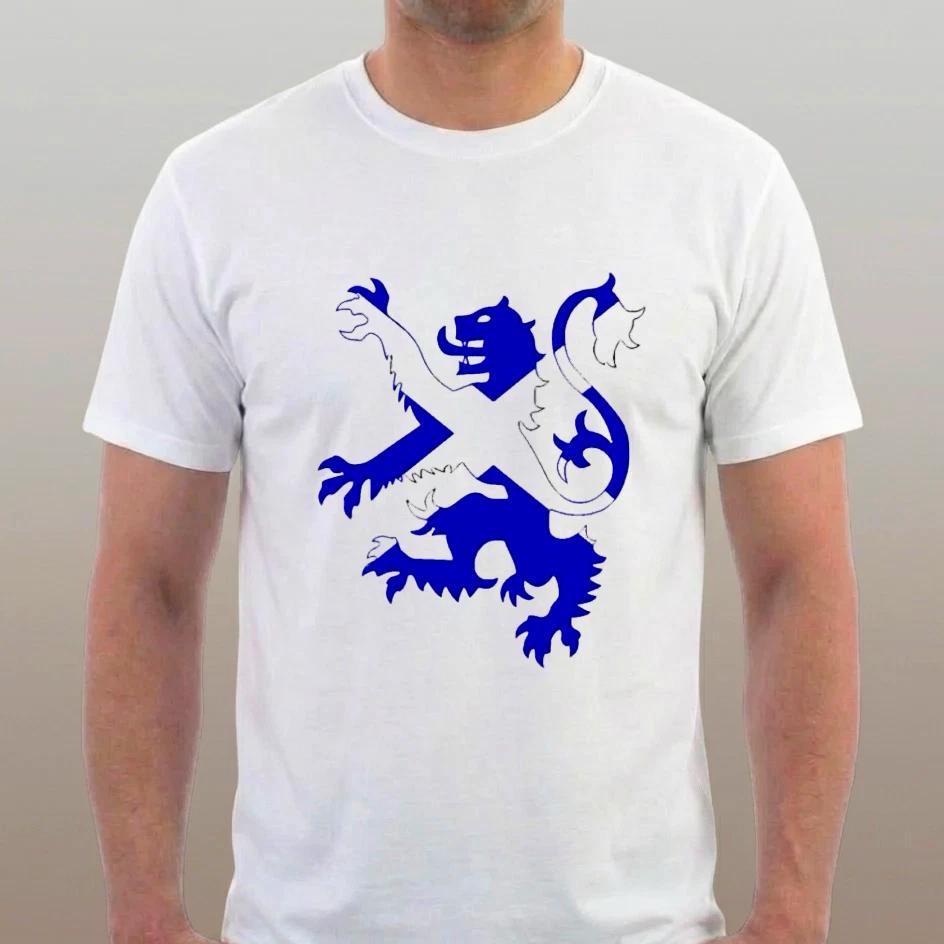 Scottish T-shirt Lion Rampant SNP Scotland Saltire Rugby Football Flag Tee L