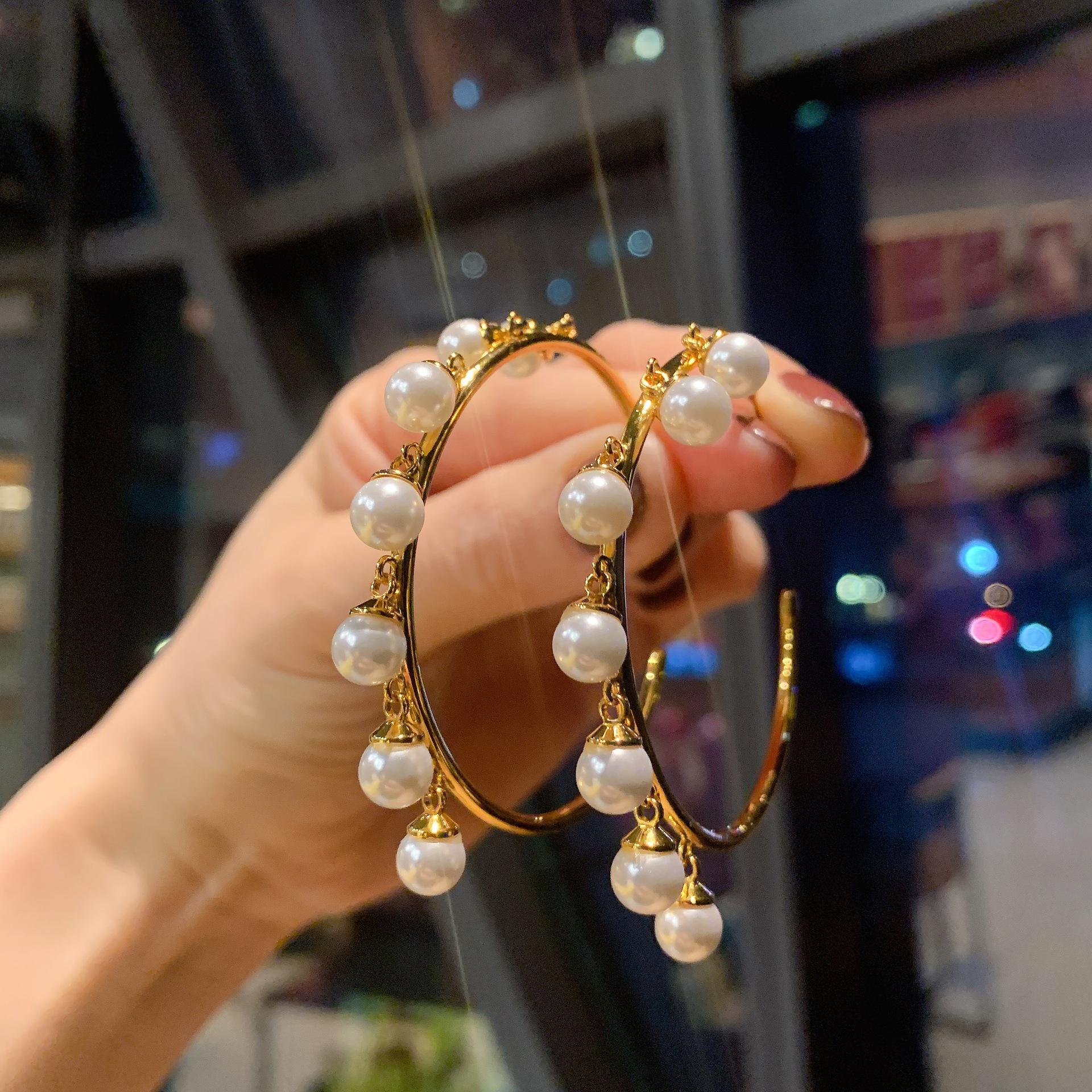 

Новые австралийские крупные жемчужные серьги женские серьги Fritillary