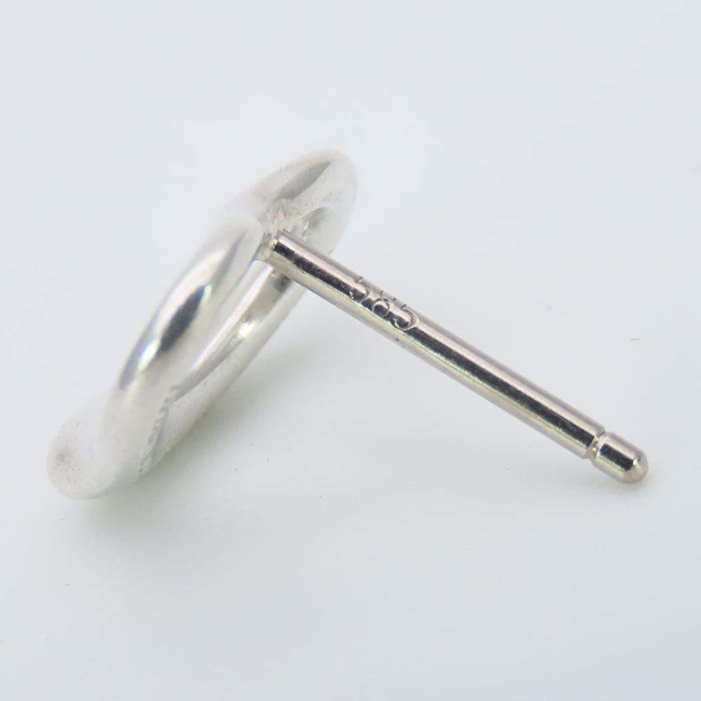 Used TIFFANY&Co. Pierce Open heart Silver925/14 white gold 1.7g Silver El Saperetti
