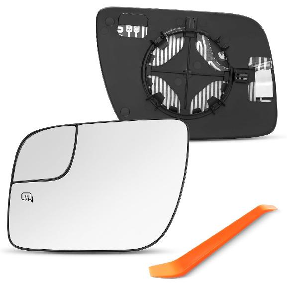 For Ford Explorer Passenger Side Mirror 2011 2012 2013 2014 2015 2016 2017 | SNEMEEY Right Heated View Mirror Glass Replacement with Backing Plate,