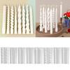 Twisted Rod Candle Molds Handmade Spirals Cylinder Silicone Molds Resins Mould Scented Candle Making Molds DIY Craft