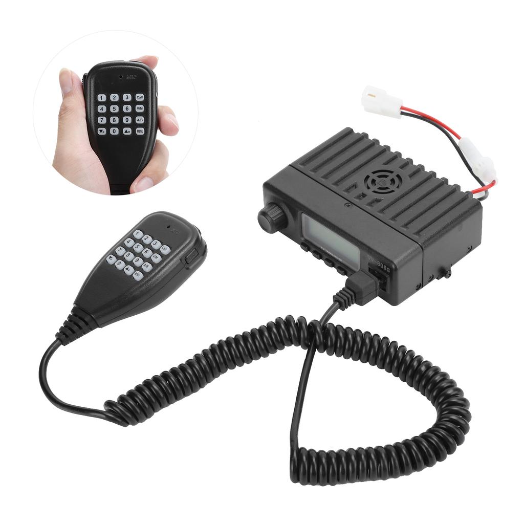 VV-808SU Banda Única Frequência Única UHF400-470MHz 10W 199CH Rádio Transceptor Móvel Bidirecional