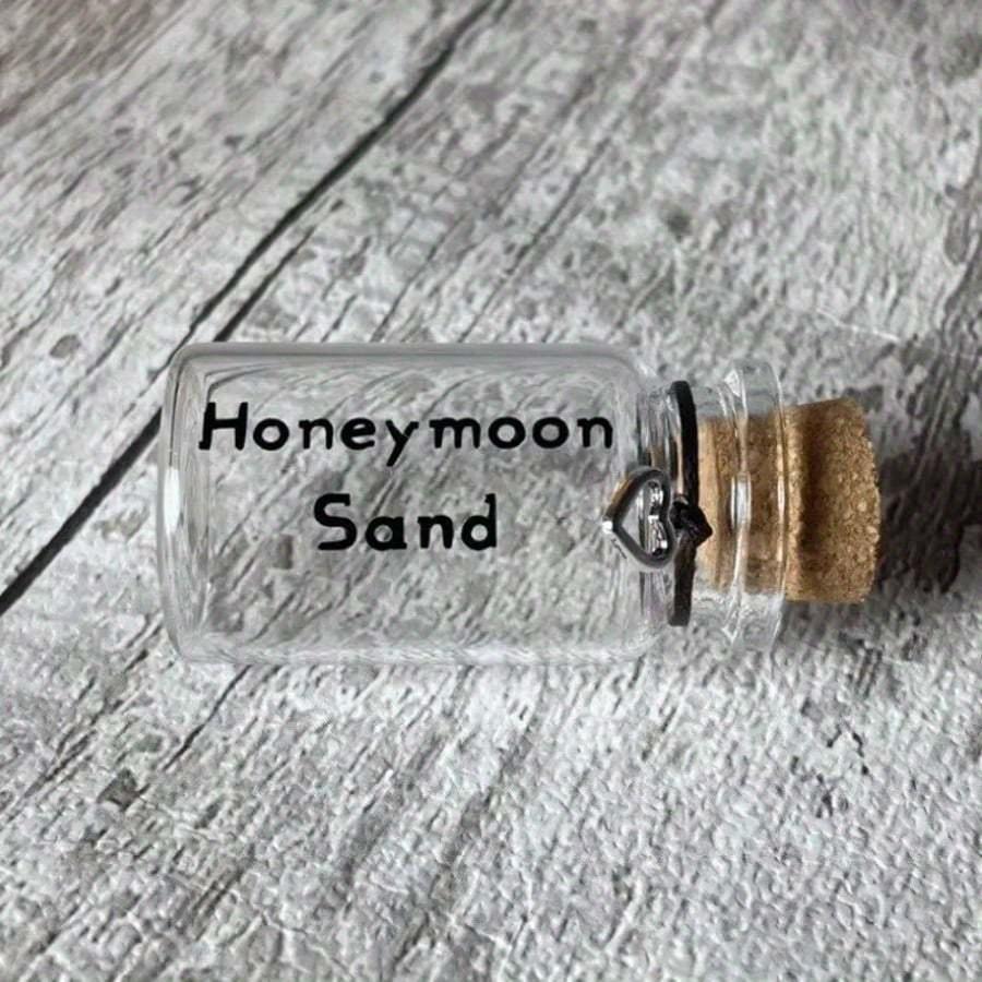 Honeymoon Keepsake Unique Wedding Travel Gift Small Sand Bottle Bride Gift Couple Gift Vacation Sand Jar Beach Honeymoon Memory