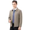 Men's jacket men's autumn new middle-aged lapel dad jacket anti-wrinkle business casual jacket