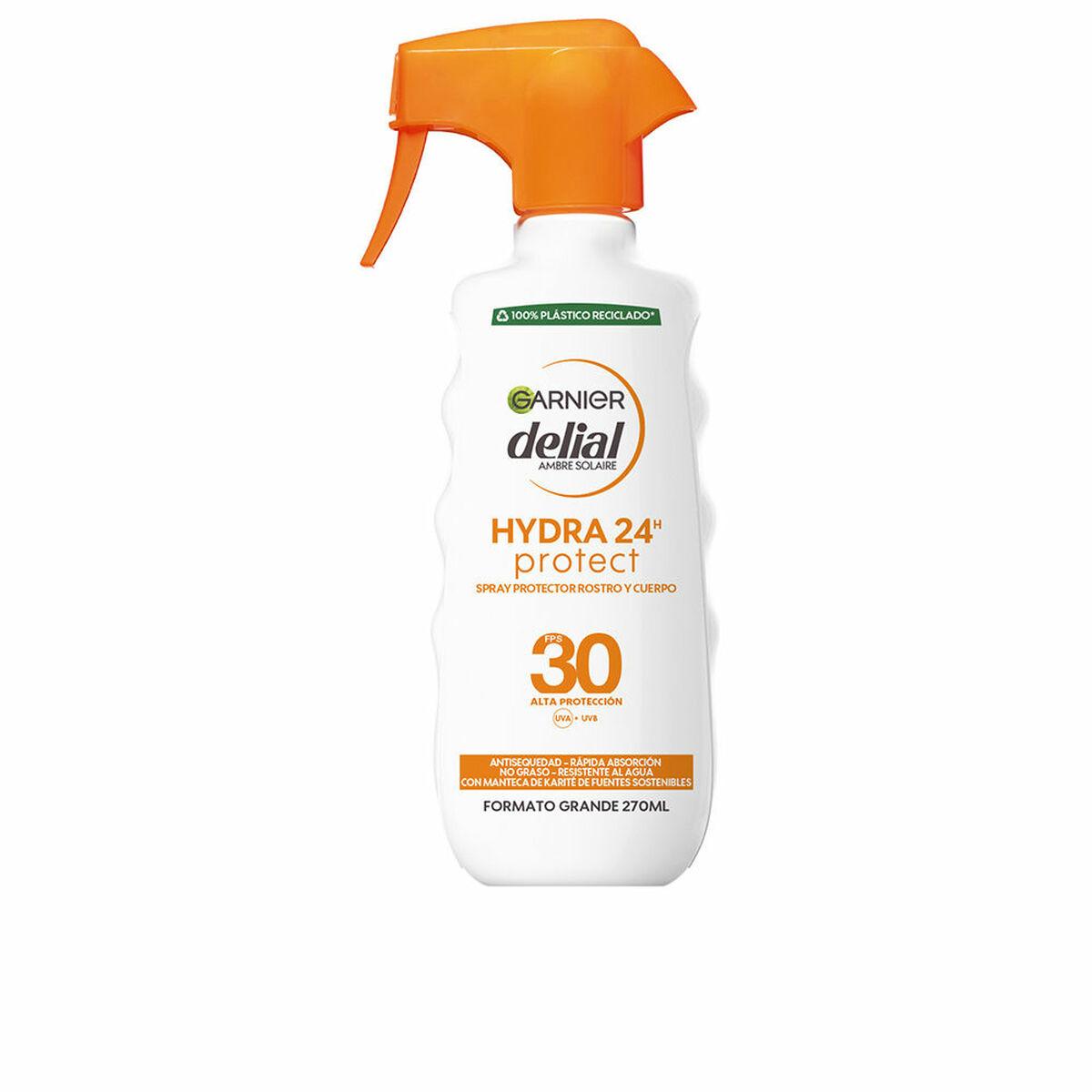 

Garnier Hydra 24 Protect Body Sun Cream Spray Spf 30 (270мл) TU прозрачный