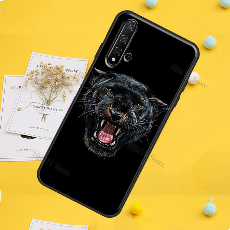 Tier Panther Hülle Für Huawei P30 P20 P40 P60 Pro P Smart Nova 9 5T Honor Magic 5 Lite X8 X9a 50 70 Cover