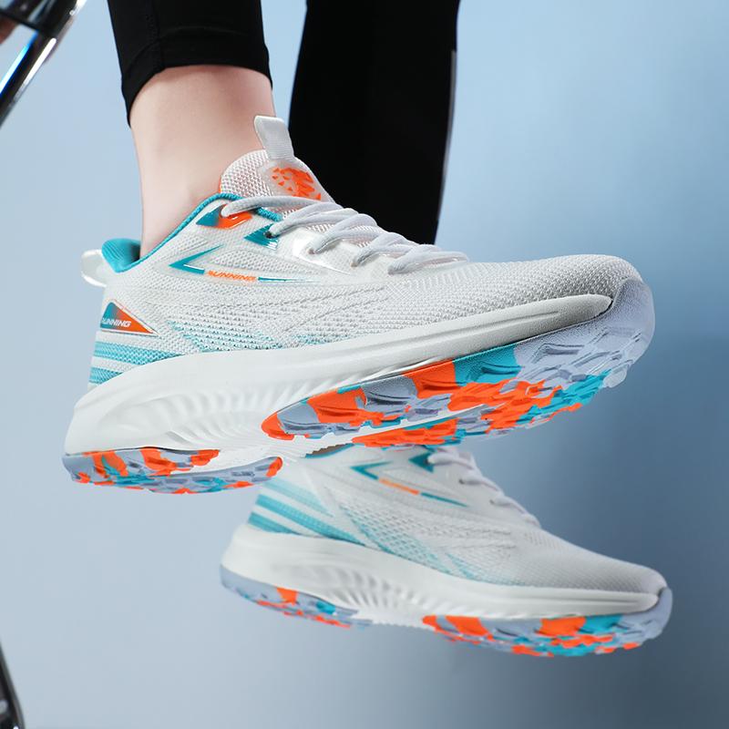 Hot Selling Comfortable Lightweight Sports Shoes Elastic Professional Running Shoes Shock-absorbing Fashionable Walking Shoes