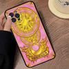 Anime C-CardcaptorS S-Sakura Phone Case For Iphone 17 16 15 14 13 12 11 Pro Max Plus Black Shell Cover Case