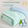 2026 Air Condition Comforter for Summer Pure Color Ice Silk Cooling Blanket Lightweight and Smooth Summer Cold Quilt Cooling Blanket for Bed
