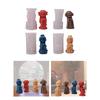 Little Girl Silicone Candle Mold Desktop Ornament DIY Crafts Epoxy Resin Molds