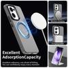 Transparent Phone Case For Oppo Reno13 F Case For Oppo Reno 13F Magnetic Adsorption Wireless Charge Cover For Oppo Reno 13F Case