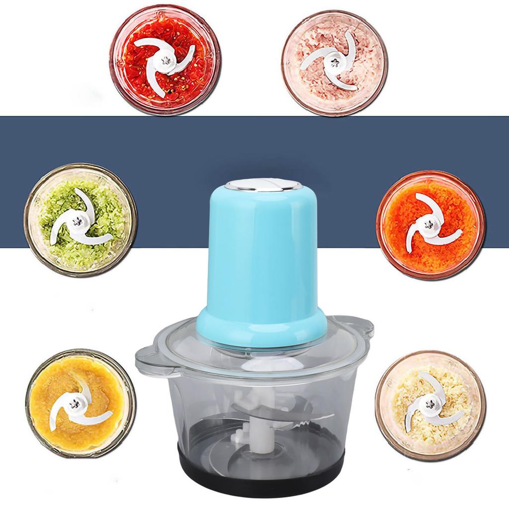 Electric Mt Chopper 350W 2L Quick Chopping Mixing Small Food Grinder Processor for Vegetables Garlic