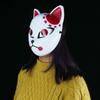 Anime Demon Slayer Fox Mask Tanjiro Hotaru Makomo Sabito Masquerade Halloween Party Costume Custom Prop Cosplay Accessory Mask