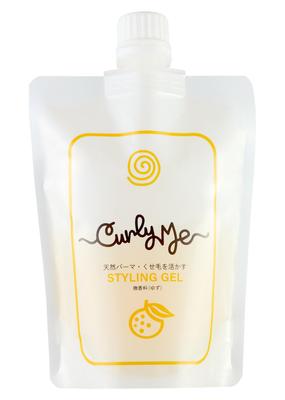 Curly Me Hair Styling Gel Refill, Mildly Fragranced (Yuzu), Enhances Curly Hair | For Natural, Permed, and Curly Hair (150g Refill)