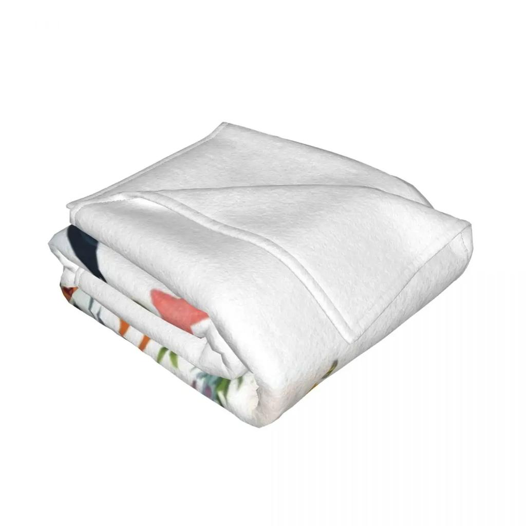 Puffin Rock Gift for Fans Puffin Rock Characters Throw Blanket Luxury Designer Blanket Soft Big Blanket