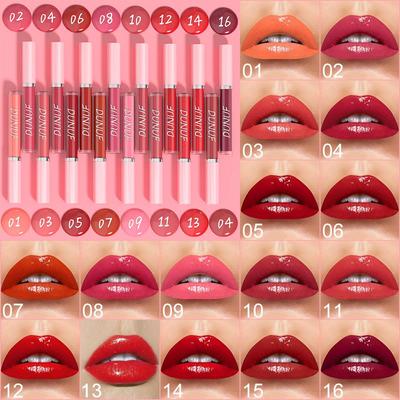 DUNUF 16-Color Moisturizing Mirror Lip Gloss – Easy To Apply, Cross-Border Trade Focused